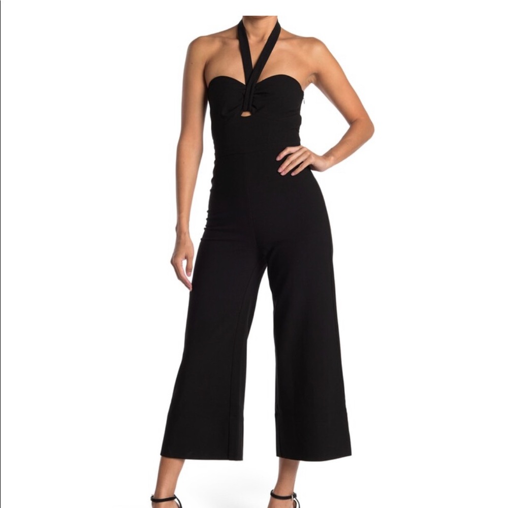 Likely Marina Halter Jumpsuit, Black Jumpsuit